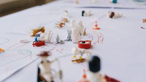 Playmobil exercise in strategic offsite