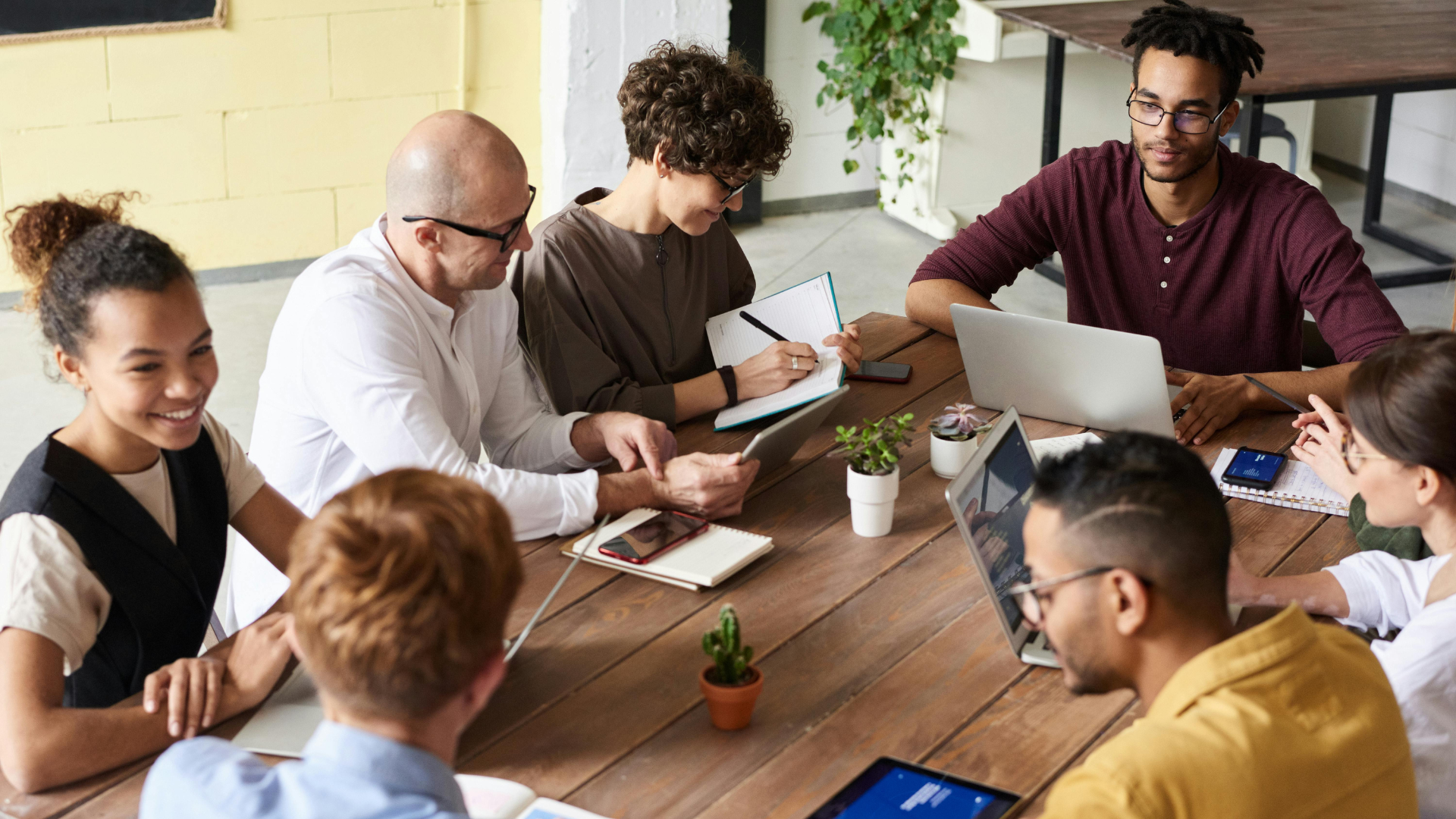 Group of Professionals Collaborating Group of Professionals Collaborating